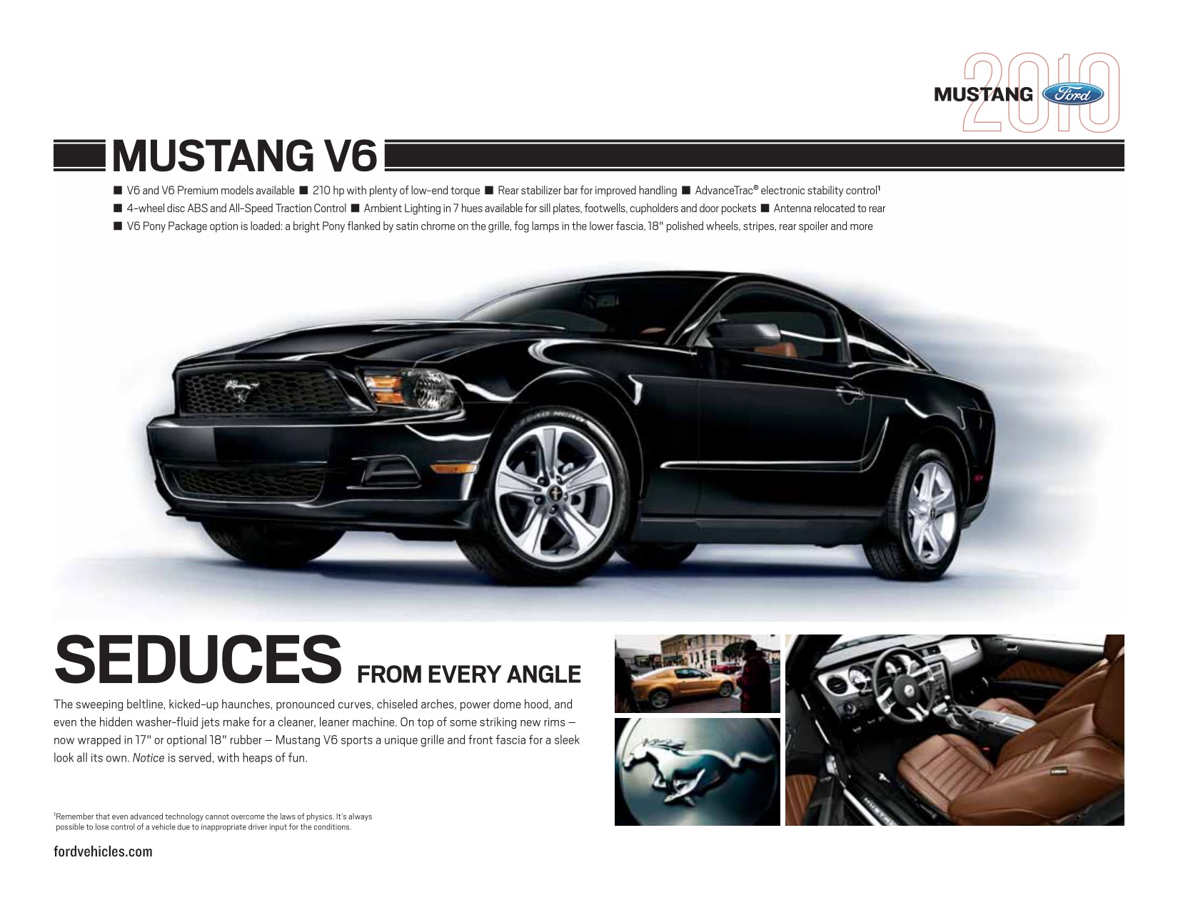 2010 Ford Mustang Brochure Page 19